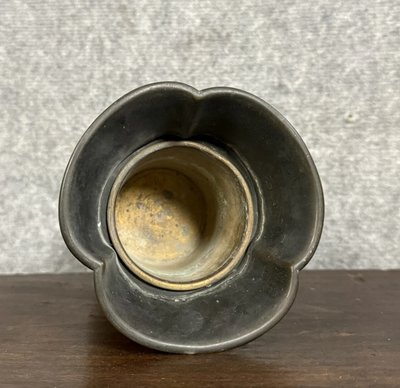 Testa di giovane in bronzo antico patinato, medaglia, XIX secolo