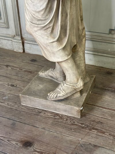 Diane De Gabies, terracotta invetriata bianca dopo l'Antico, 1880 ca.