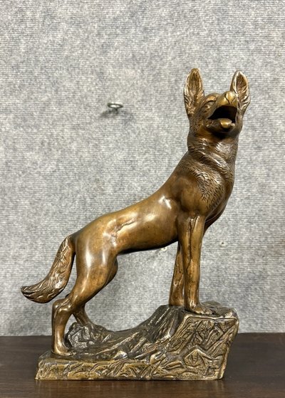 D'après Louis-Albert CARVIN (1875-1951) : Sculpture en bronze époque Napoléon III