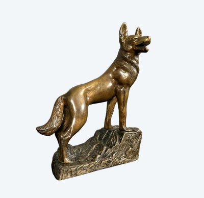 D'après Louis-Albert CARVIN (1875-1951) : Sculpture en bronze époque Napoléon III