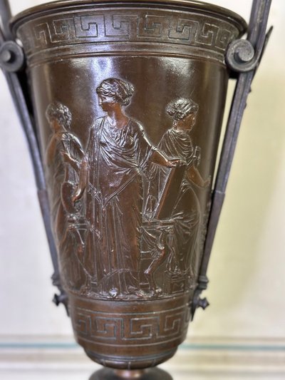 Bronze Vase In The Antique Style, France About 1880