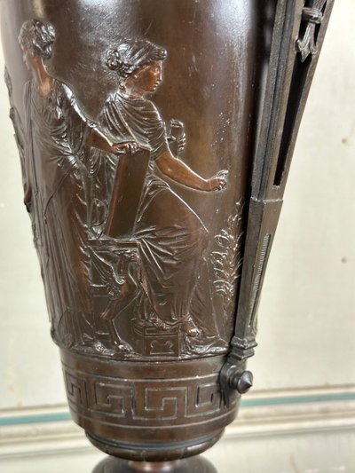 Bronze Vase In The Antique Style, France About 1880