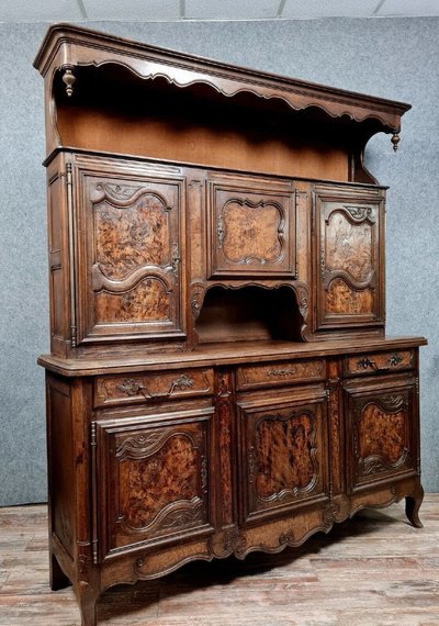 Important Two-body Buffet In Walnut And Burl 