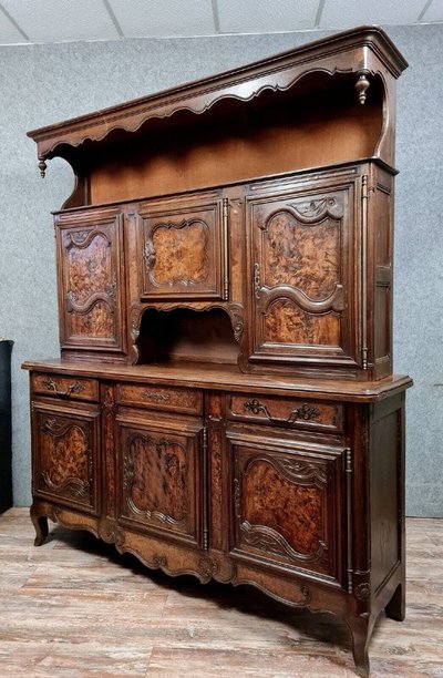 Important Two-body Buffet In Walnut And Burl 