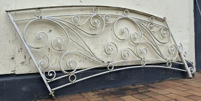 Rampe ou garde corps de montée d'escalier en fer 