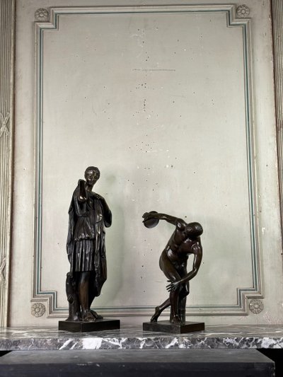 Diane De Gabies, Bronzo antico, patina marrone XIX secolo