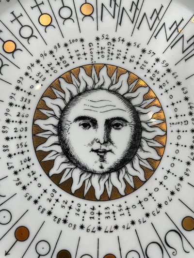 Astronomici plate by FORNASETTI MILANO