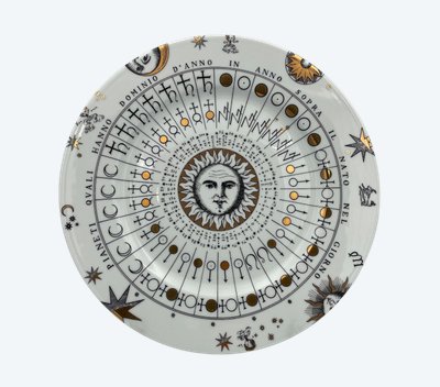 Astronomici plate by FORNASETTI MILANO