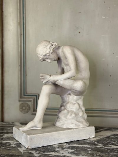 Spinario, calco in gesso di epoca antica, circa 1900