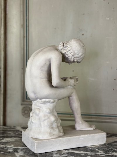 Spinario, calco in gesso di epoca antica, circa 1900