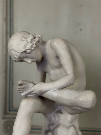 Spinario, calco in gesso di epoca antica, circa 1900