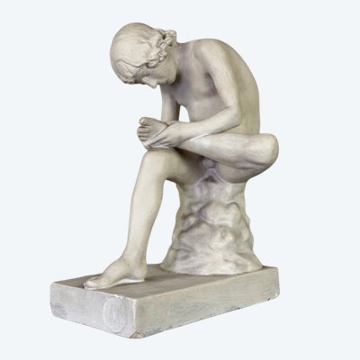 Spinario, calco in gesso di epoca antica, circa 1900
