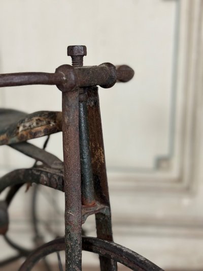 Tricycle D’enfants En Fer Forgé, Vers 1900