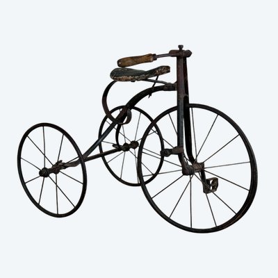 Tricycle D’enfants En Fer Forgé, Vers 1900