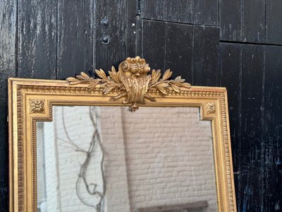 Specchio in legno dorato stile Luigi XVI Circa 1880