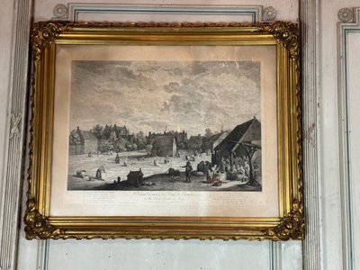 Suite De 4 Gravures, Retirage XIXème, Très Beaux Cadres Napoléon III