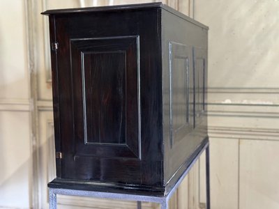 Antwerp Cabinet in Ebony and Bone, 17th Century