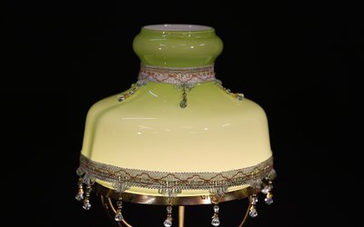 Lampada Art Déco di Leleu