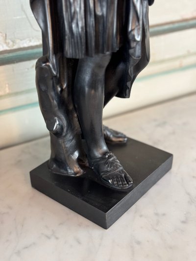 Diane De Gabies, Bronze d'Après L’antique, Patine Noire  XIXème Siècle