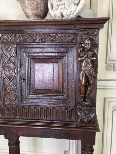 Renaissance credenza, Dressoir-cabinet, Netherlands, 17th century