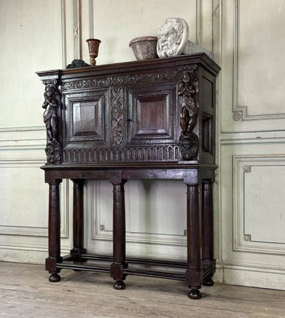 Renaissance credenza, Dressoir-cabinet, Netherlands, 17th century