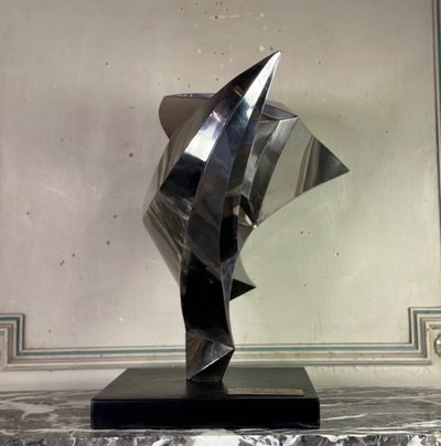 Scultura in acciaio, Janos Maróti, Ungheria, 1984