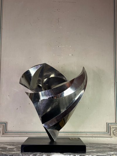 Scultura in acciaio, Janos Maróti, Ungheria, 1984