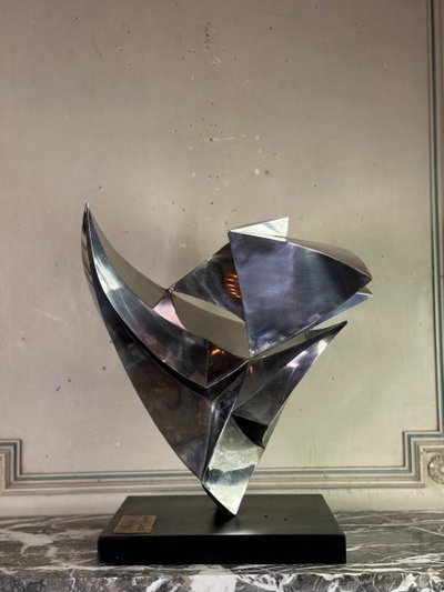 Scultura in acciaio, Janos Maróti, Ungheria, 1984