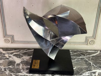 Scultura in acciaio, Janos Maróti, Ungheria, 1984