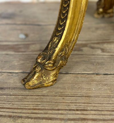 Louis XVI Style Jardiniere in Carved and Gilded Wood Circa 1900