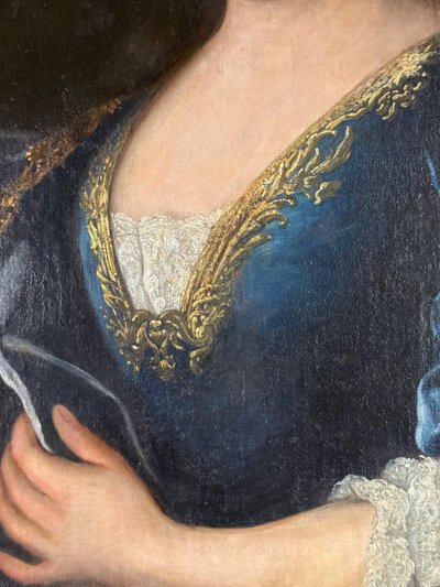 Portrait of a Lady of Quality, Oil on Canvas, 18th Century