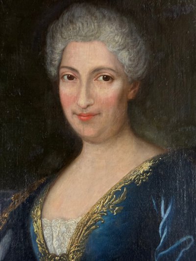 Portrait of a Lady of Quality, Oil on Canvas, 18th Century
