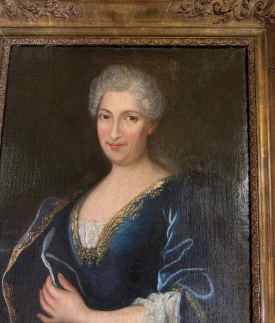 Portrait of a Lady of Quality, Oil on Canvas, 18th Century