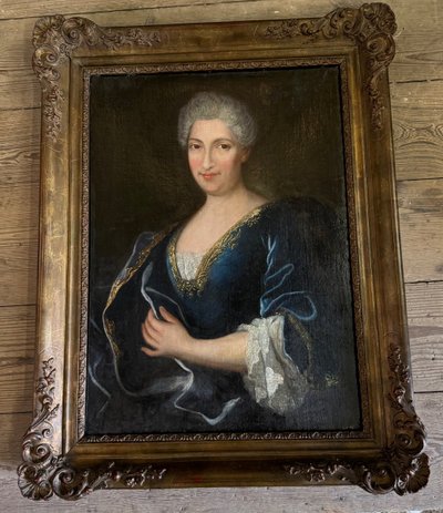 Portrait of a Lady of Quality, Oil on Canvas, 18th Century