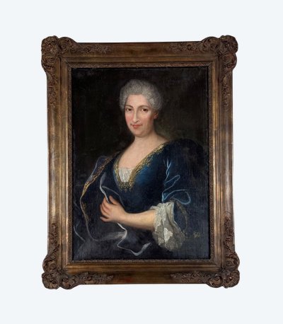 Portrait of a Lady of Quality, Oil on Canvas, 18th Century