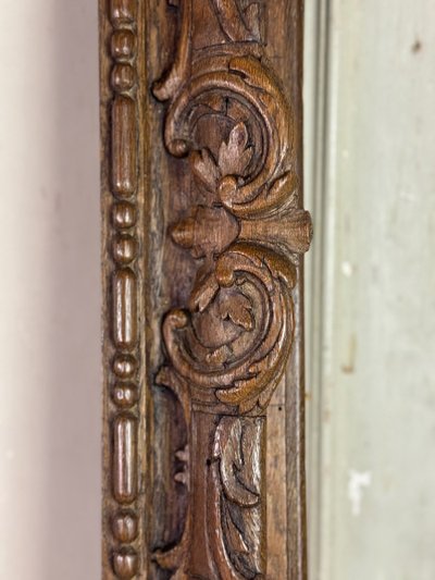 Cadre Regence En Chêne Sculpté, XVIIIème Siècle
