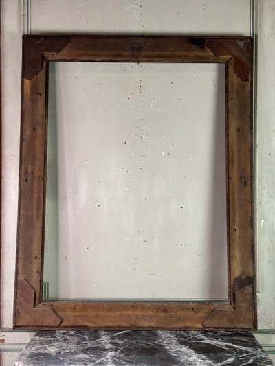 Cadre Regence En Chêne Sculpté, XVIIIème Siècle