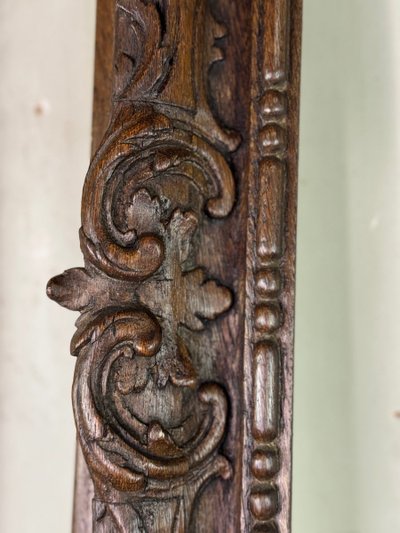 Cadre Regence En Chêne Sculpté, XVIIIème Siècle