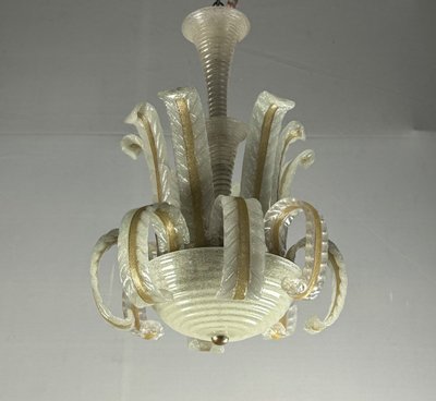 Venetian Murano Glass Chandelier by Barovier Circa 1940