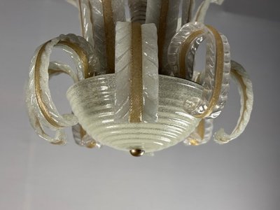 Venetian Murano Glass Chandelier by Barovier Circa 1940