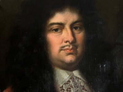 Portrait of a Gentleman, Oil on Canvas, Early 18th Century