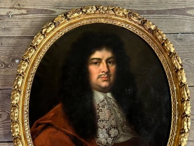 Portrait of a Gentleman, Oil on Canvas, Early 18th Century