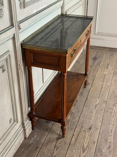 Console En Acajou Louis XVI, XVIIIème siècle