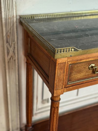 Console En Acajou Louis XVI, XVIIIème siècle