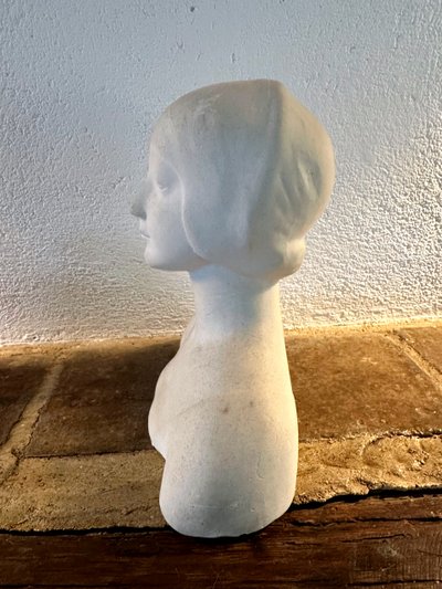 Busto in gesso di Eleonora d'Aragona