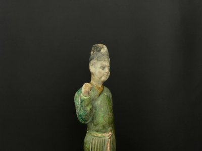 Glazed terracotta statuette – Ming style, China, 19th century