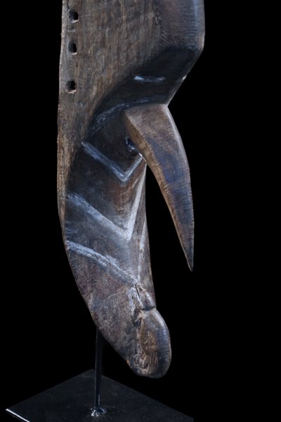 Maschera antizanzare, arte oceanica, prime arti, arte tribale, Papua Nuova Guinea, Oceania, 60 cm