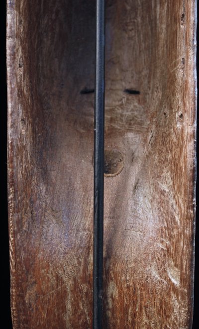 Maschera antizanzare, arte oceanica, prime arti, arte tribale, Papua Nuova Guinea, Oceania, 60 cm