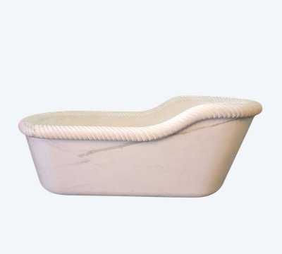 Marble bathtub, early/mid 19th century