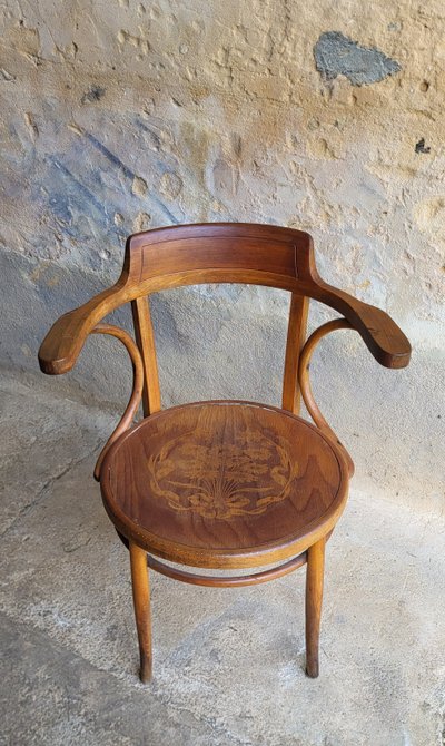 Fauteuil Art Nouveau Horgen Glarus / Glaris 